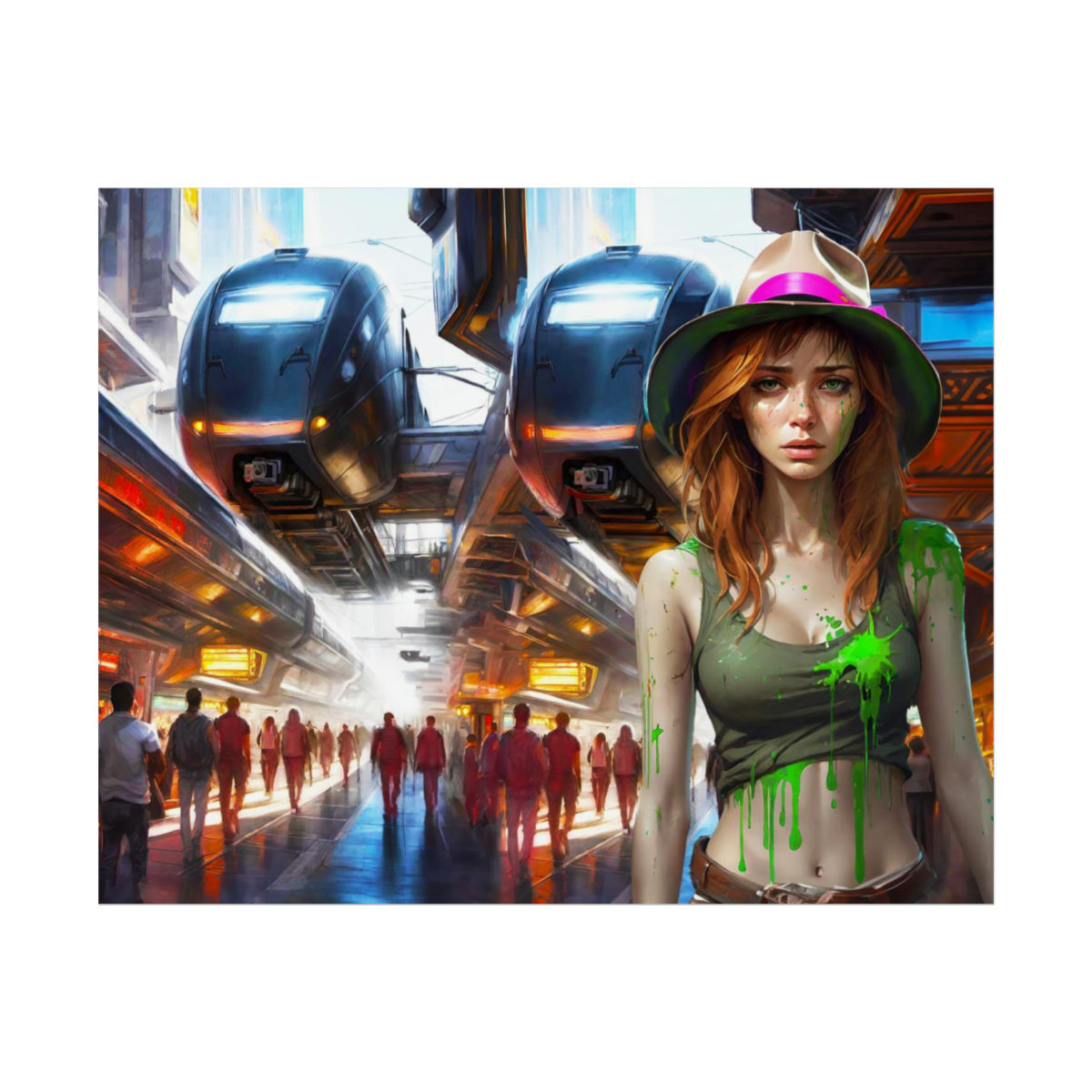 "Vector Victoria" Cover Art Poster