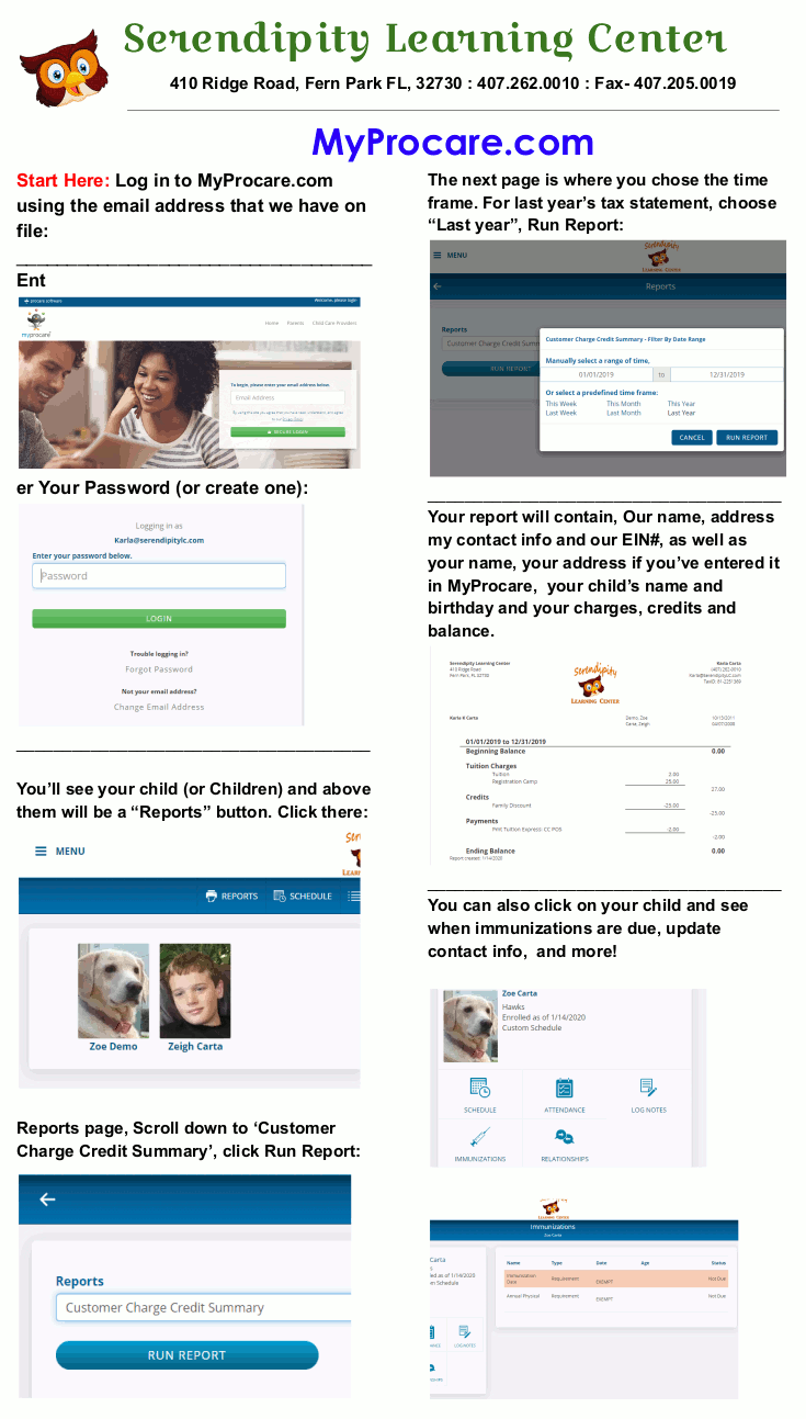 Tax Statements