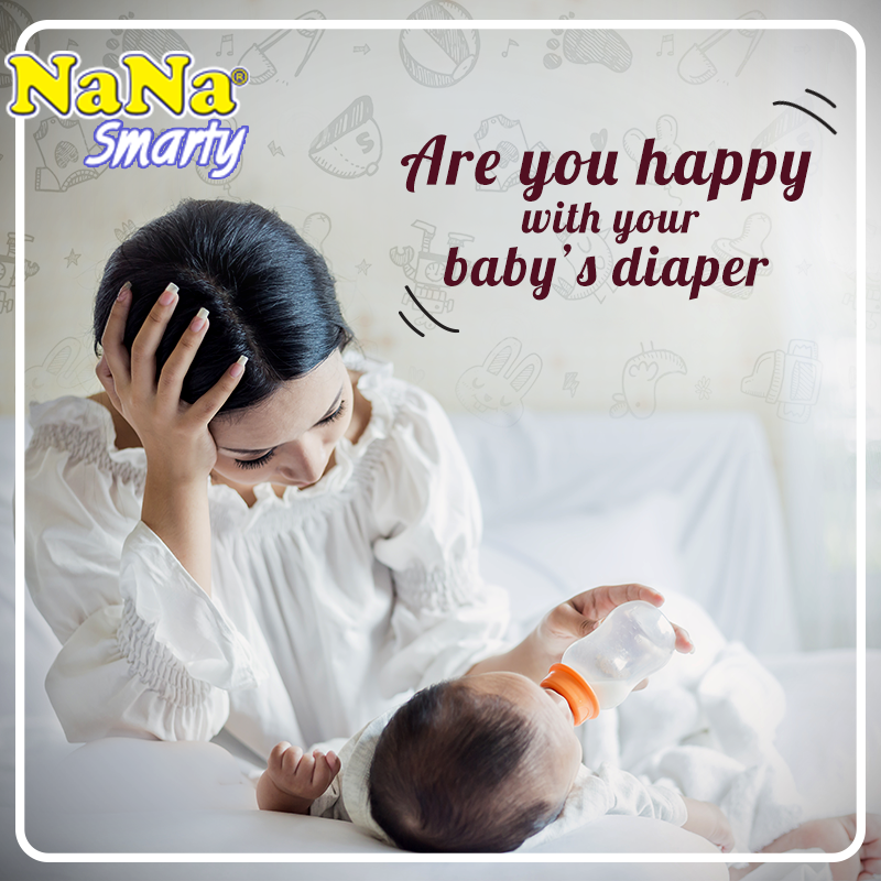 Thumbnail: NANA Smarty Baby Diapers Jumbo (Large) 81 Pcs 7 to 18 Kg (Size 4)