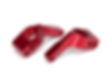 Red Aluminum Stub Axle Carriers (2), Bearings (4) 3652X