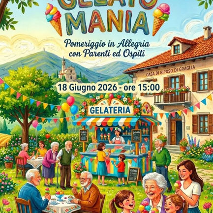 Gelato Mania in Casa di Riposo !!!