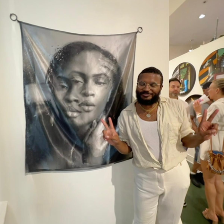 Benry Fauna in "And Now For Something new" at LeMieux gallery.