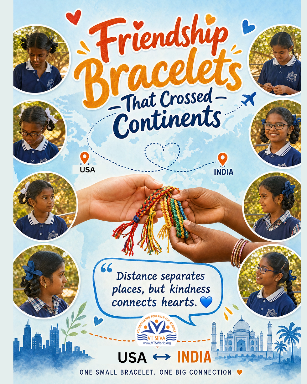 From Michigan to Vizag: A Bracelet That Carried Friendship Across Continents