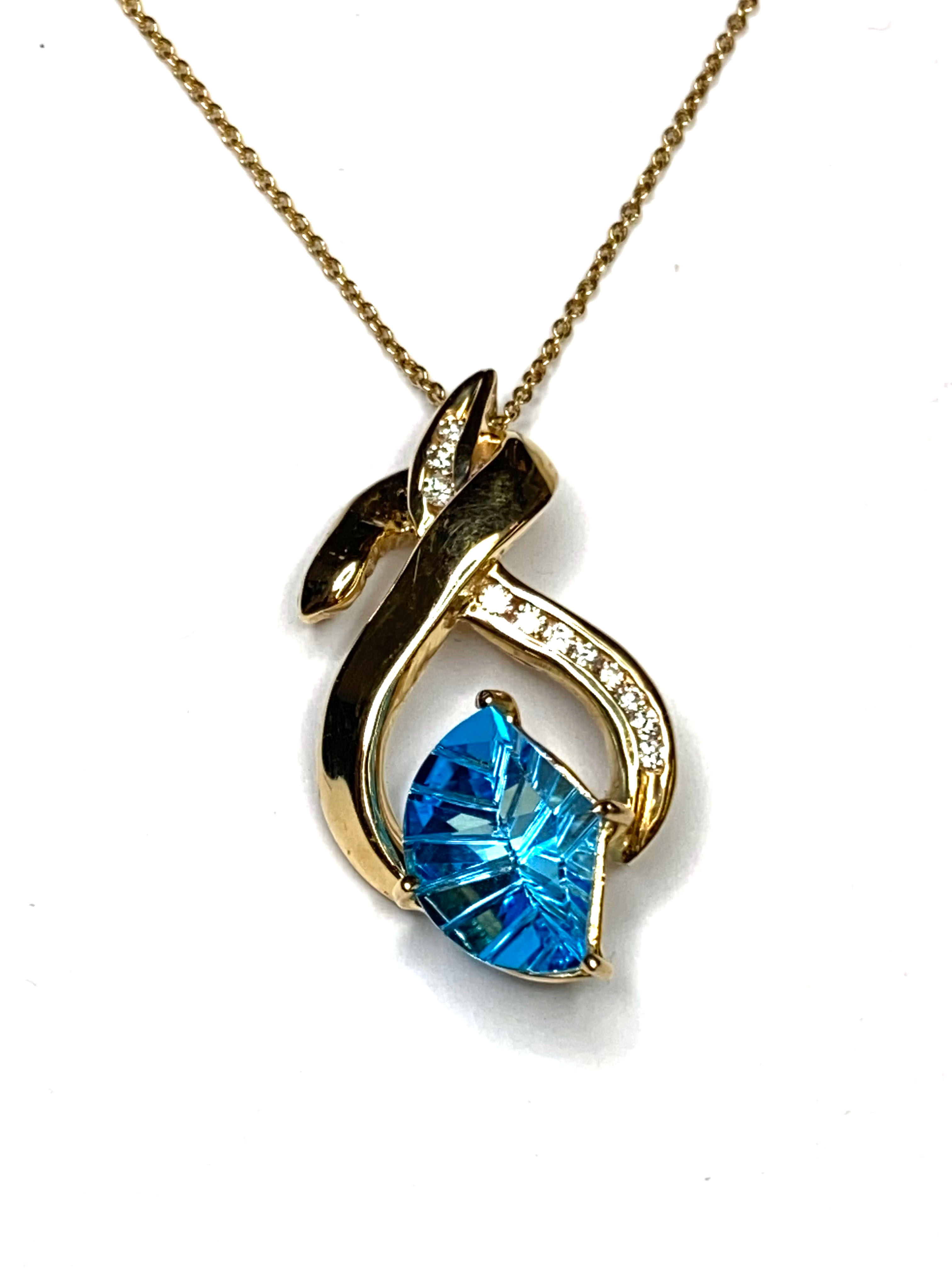 Blue Topaz Necklace