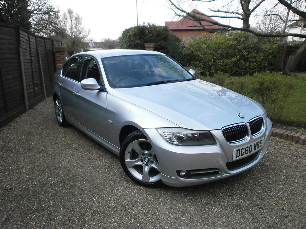Thumbnail: 2010 (60 reg) BMW 3 Series 320i, 4 door, Manual, Silver, 66,000 Miles