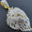 Thumbnail: Moissanite  Iced Out Lion King Pendant Sterling Silver Rasta King