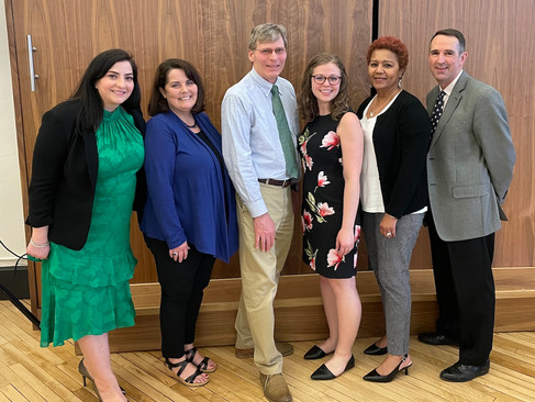 Kentucky APEX Accelerator team members pose with KSTC President.