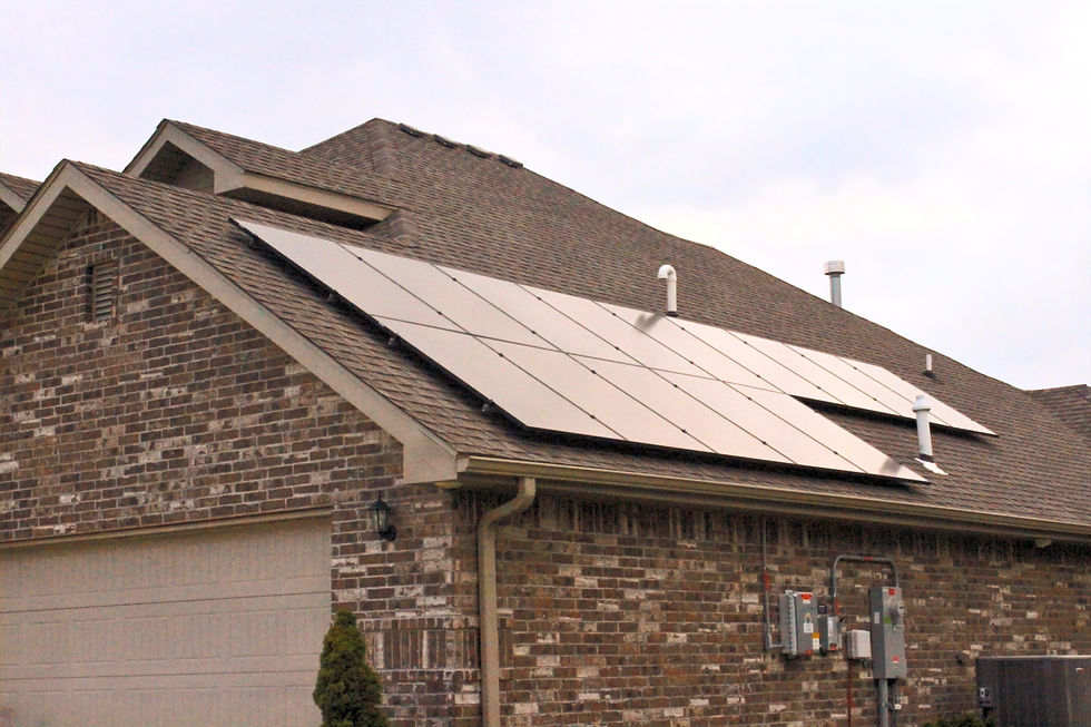 residential solar installation