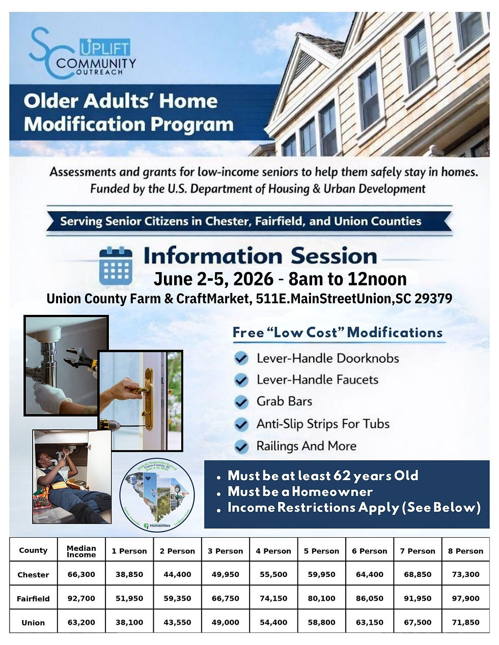 Older adults home modification program information session
