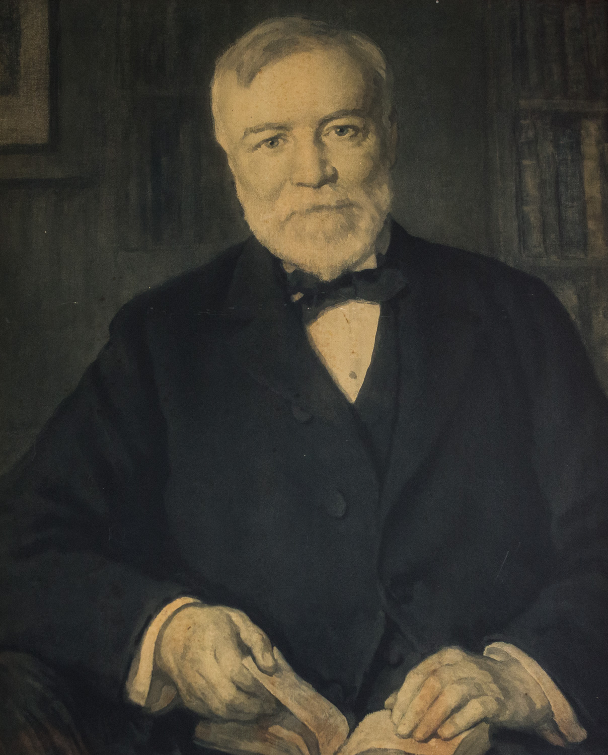 Portrait of Andrew Carnegie by Luis Mora, 1873-1940, Print, Gift