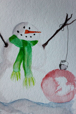 Holiday Market Snowman