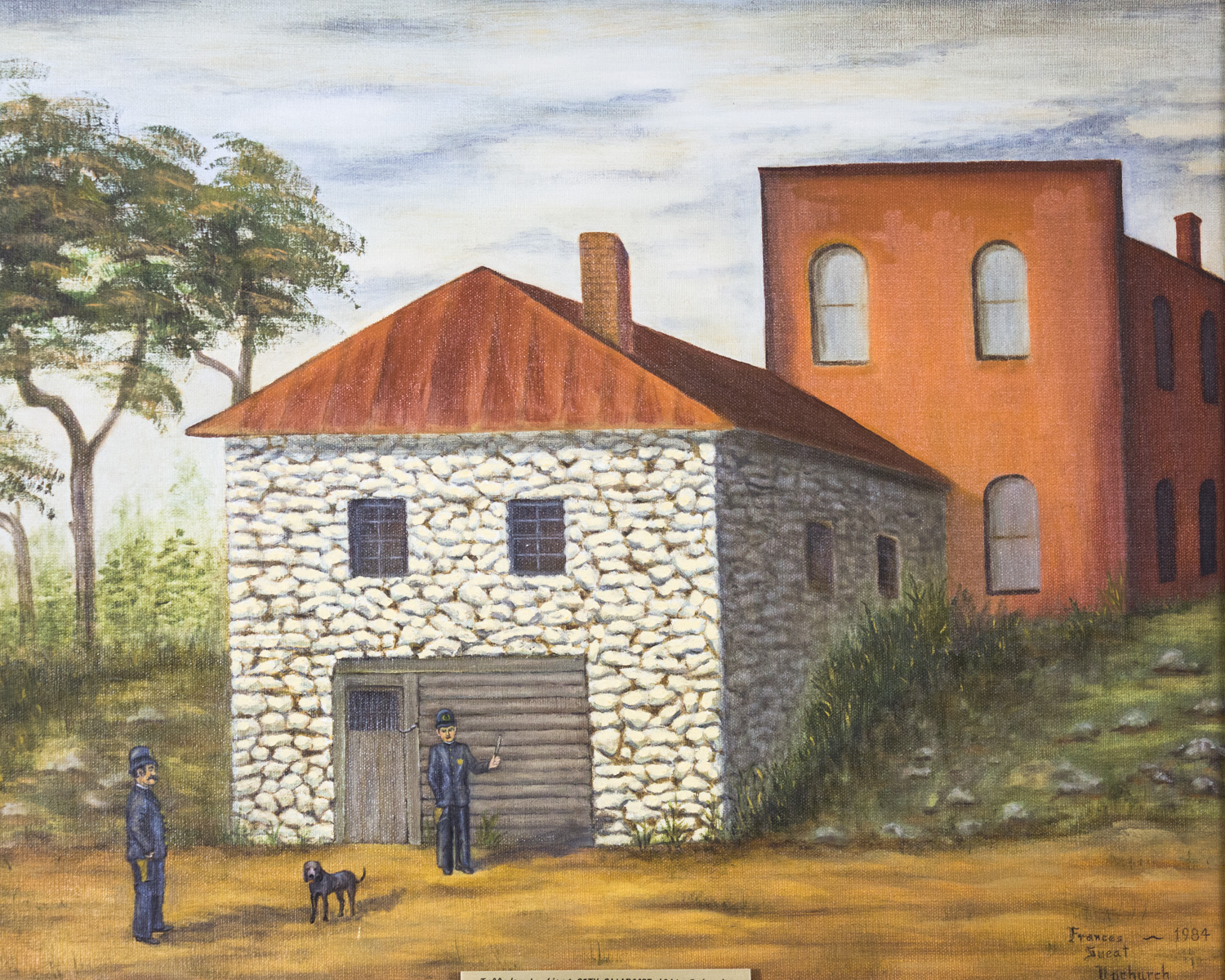 The Old Talladega City Calaboose, Frances Sweat Upchurch, 1984, 11 Paintings collection from Foundat