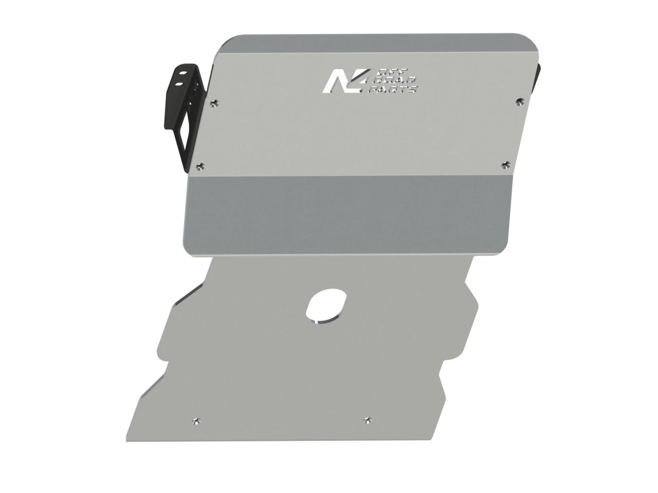 Ski de protection avant en aluminium de 8mm N4-BLAV1A