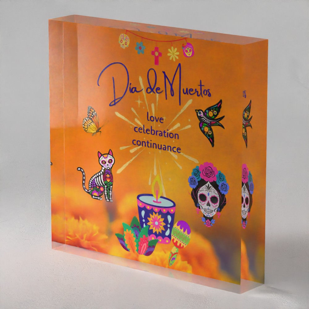Dia de Muertos Prism Block