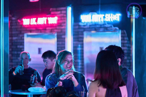 Hip Hop & Afrobeats hookah shisha lounge in Itaewon, Seoul, South Korea