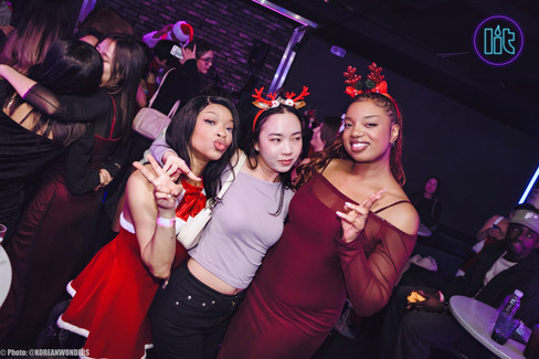 Itaewon's Hottest Christmas Party at Lit Lounge Itaewon in Seoul, South Korea
