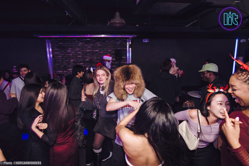 Itaewon's Hottest Christmas Party at Lit Lounge Itaewon in Seoul, South Korea