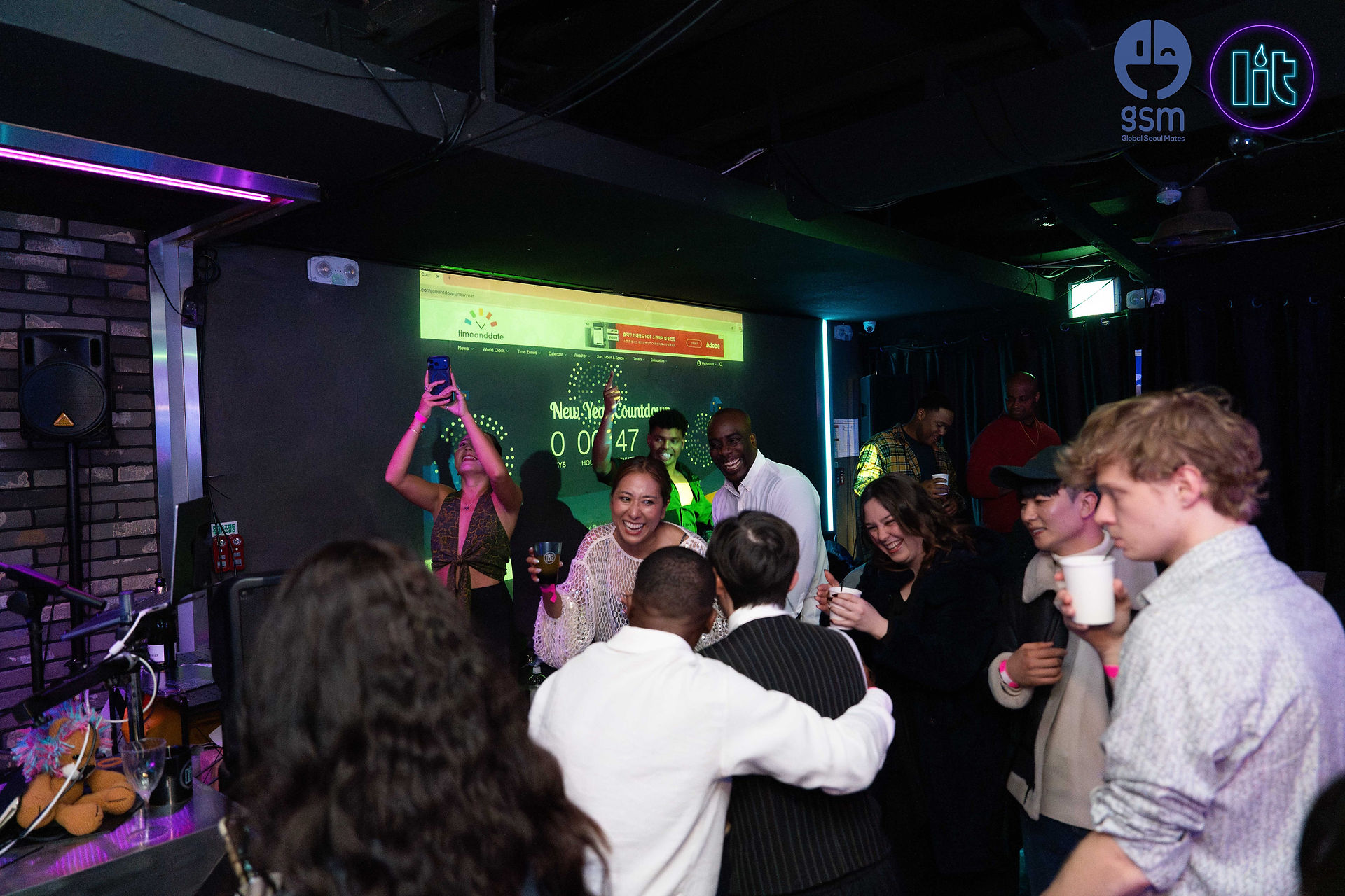 New Years Eve Party At Lit Lounge Itaewon, Seoul