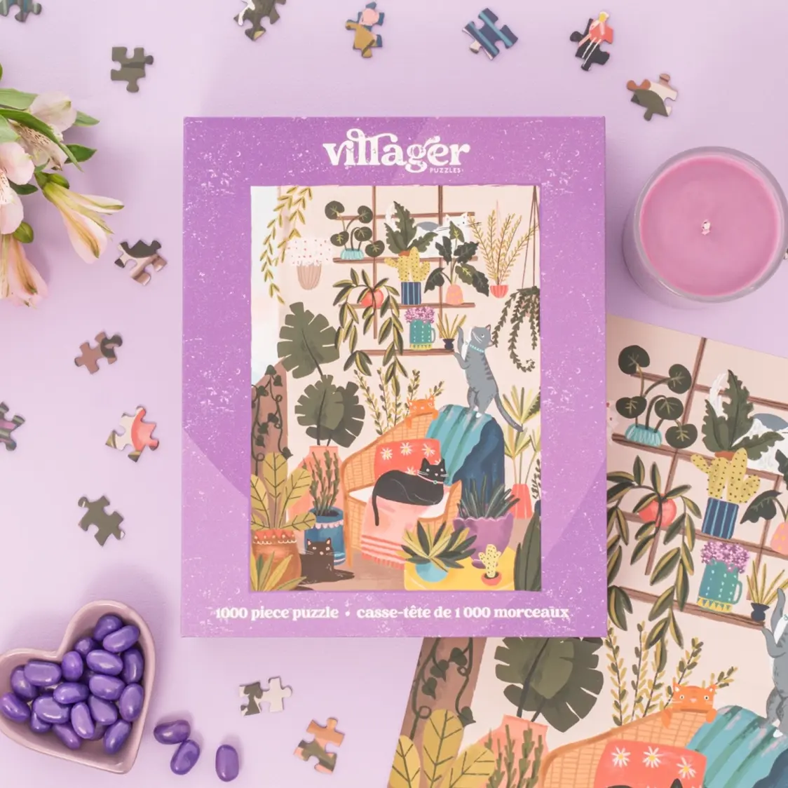 Balcony Cats | 1000-Piece Puzzle