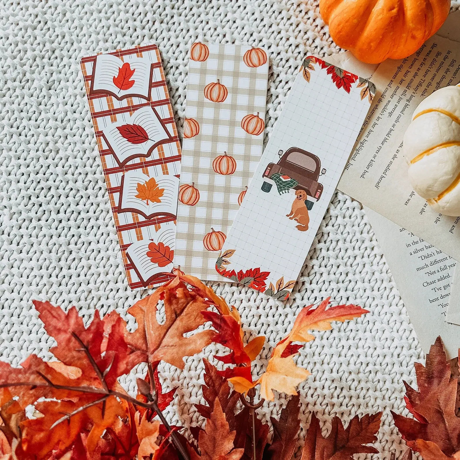 Cozy Season Bookmarks