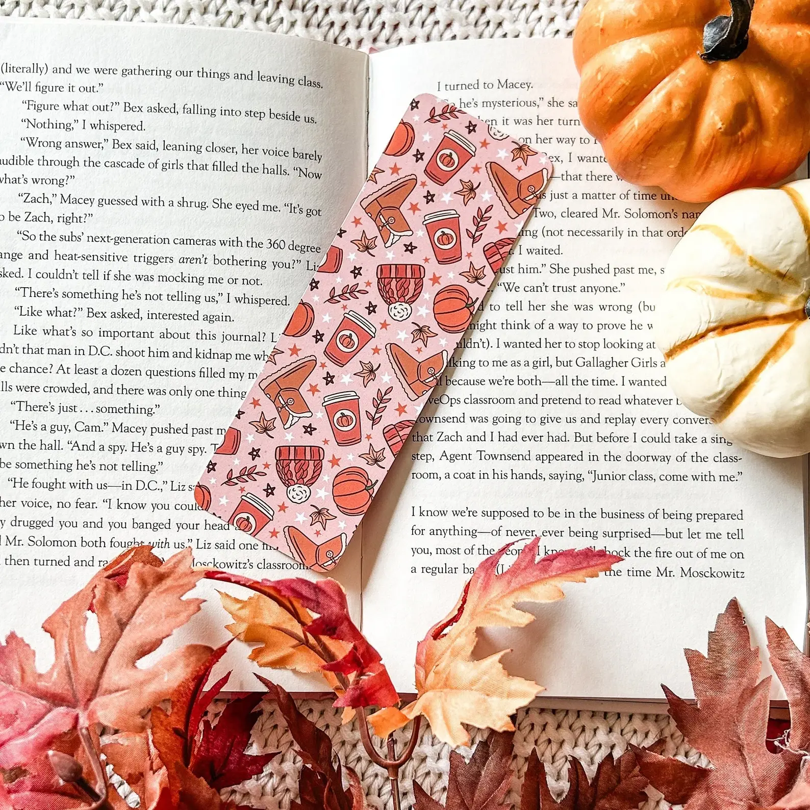 Fall Girly Bookmark