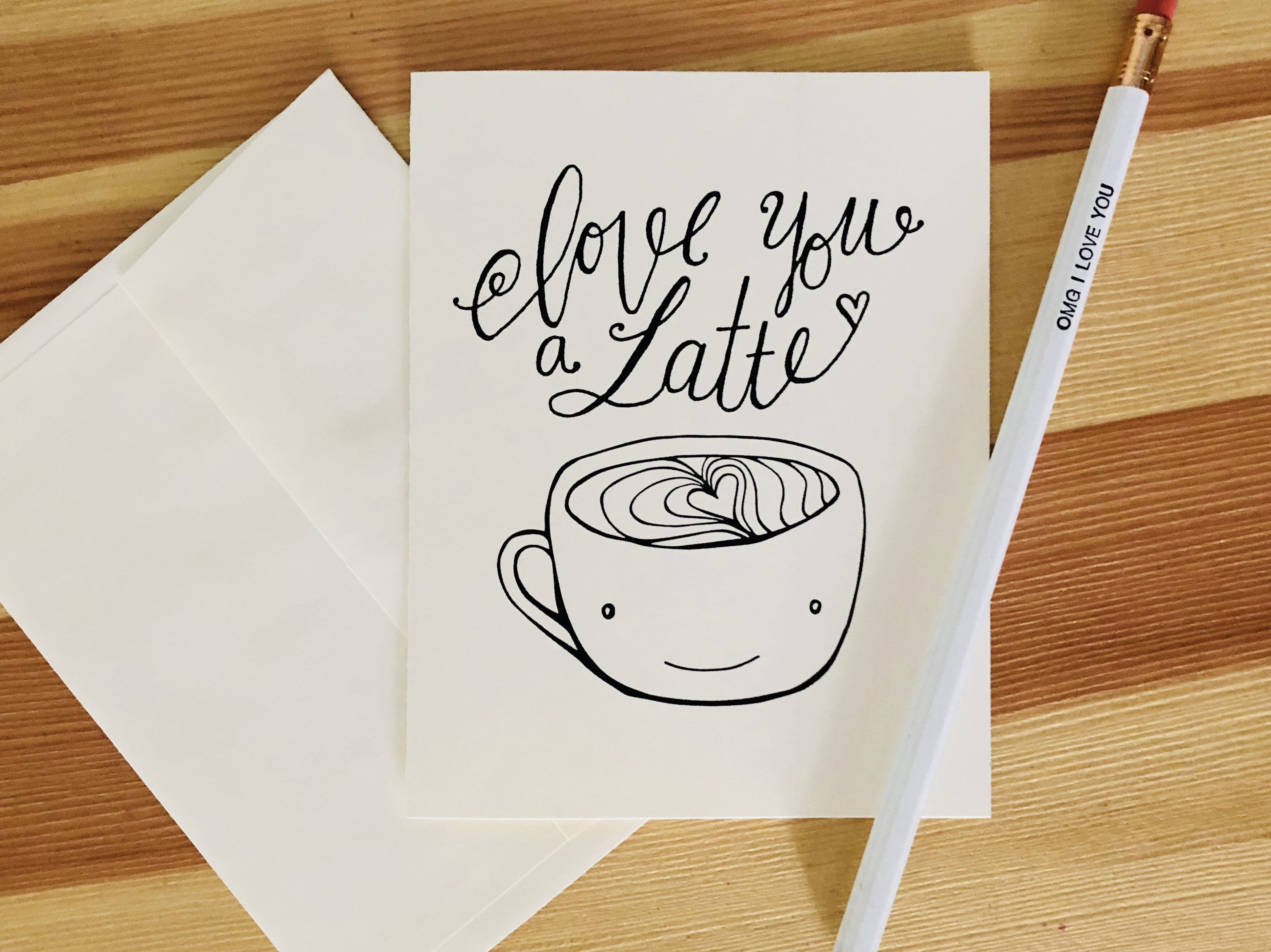 I Love You A Latte RRP: $5.00