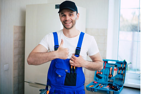 Plumber put thump up.
