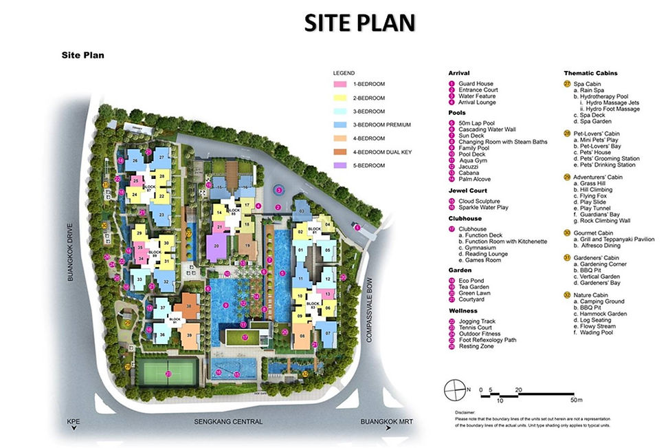 Jewel @ Buangkok Site Plan