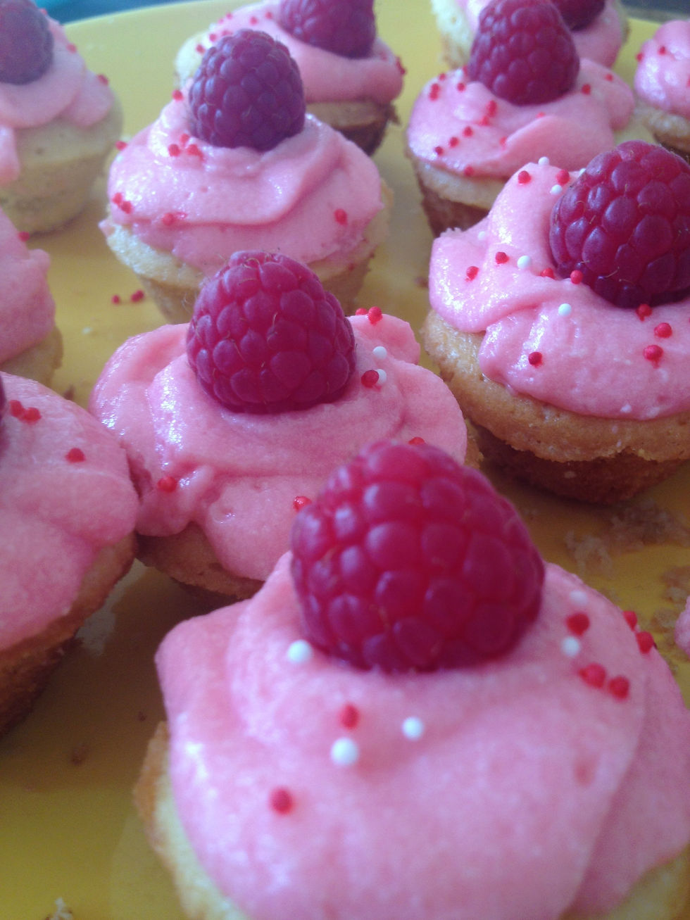 Cupcakes framboises