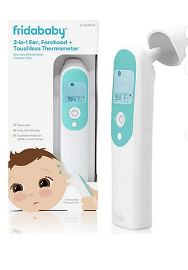 Ear Thermometer Touchless Fridababy Forehead 3 In 1 Infared