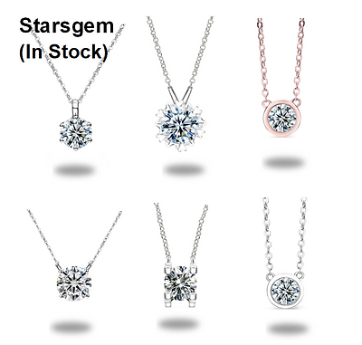 Necklaces Diamond Pendant Silver Necklace