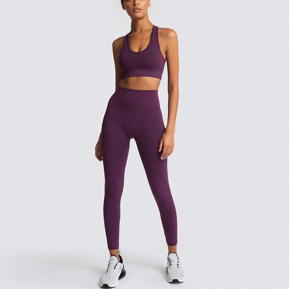 Прев'ю: Leggings Two Piece Matching Set Bra Pants At NARPuppies.com
