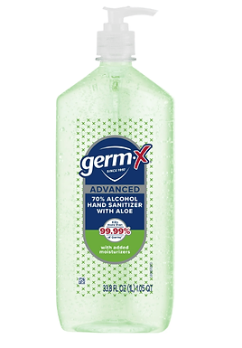 Germ X 1 Bottle 12 33.8 Ounces Disinfection Hand Soap Sanitizer Dissolvable