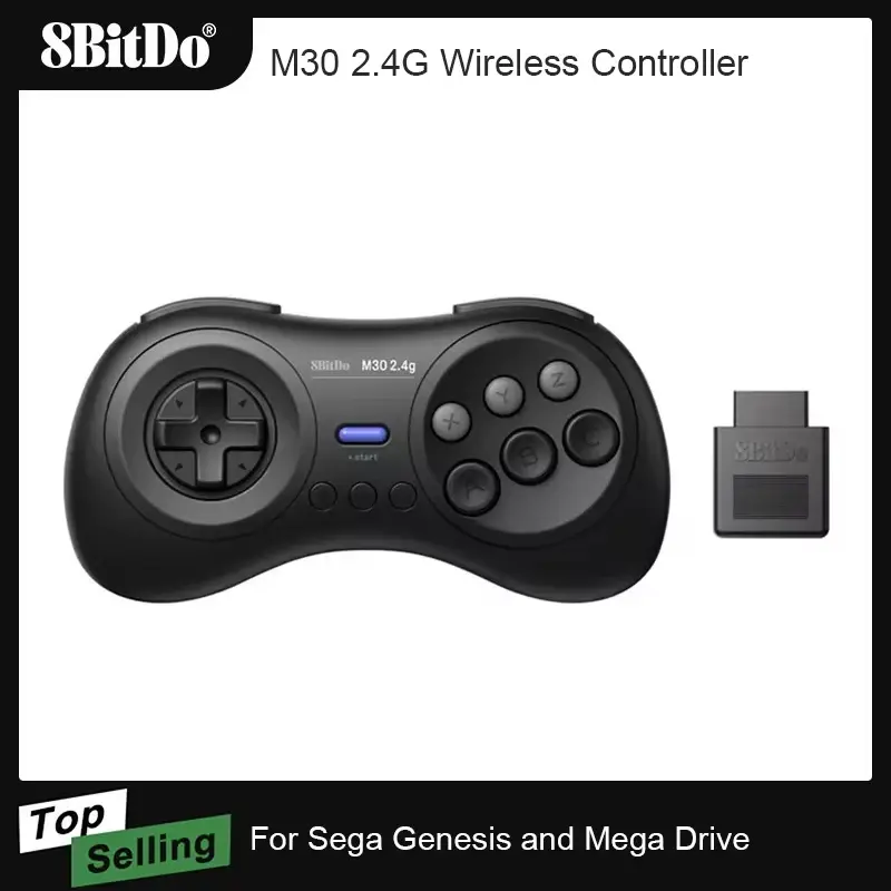 Миниатюра: Sega Genesis Controller Wireless 8BitDo Sega Mega Drive Original 2.4g