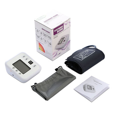Blood Pressure Monitor Digital Arm Compression Reader 8.7 x 12.6 Inch Cuff