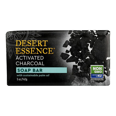 Soap Bar Charcoal Activated Desert Essence 5 Ounce