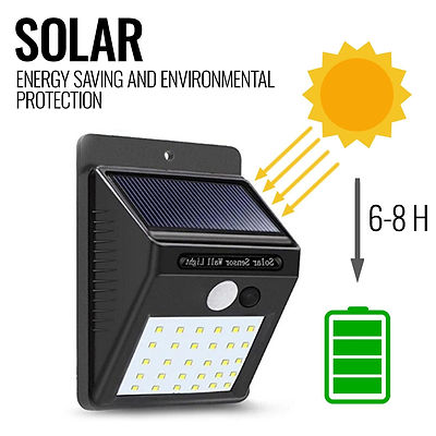 Light Motion Solar Rechargeable 30 LED Bulbs Bright