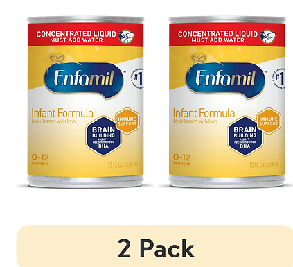 Baby Formula Enfamil Toddler Drink Mix Iron 13 Oz Canister 2 Total Cans