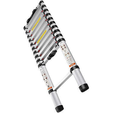 Ladder Foldable 10.5 Foot Vevor Portable Aluminum Metal Telescoping Steps