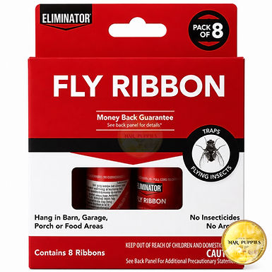 Fly Ribbon Eliminator 8 Pack Sticky Hanging Fly Traps Indoor Outdoor