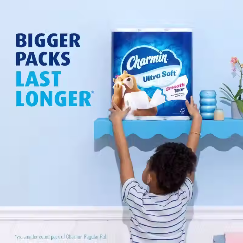 Thumbnail: Toilet Paper Charmin Ultra Soft Mega Rolls At NARPuppies.com