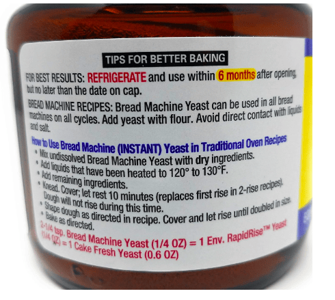 縮圖：Yeast Bread Machine 2 Total Jars Of 4 Ounces Fleischmann's Rapid Rise Instant