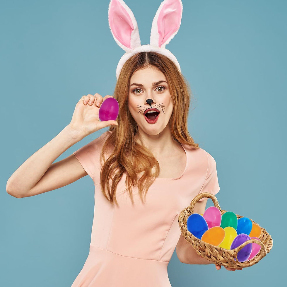 Miniatura: Easter Eggs Multiple Colors Fillable Plastic 100 Egg Pack