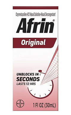 Afrin 1 Ounce Original Nasal Relief Congestion Spray 12 Hour