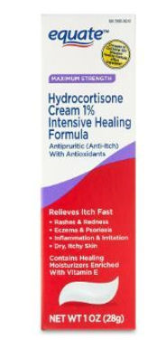 Hydrocortisone Maximum Equate Strength Healing Creme 1 Ounce Formula