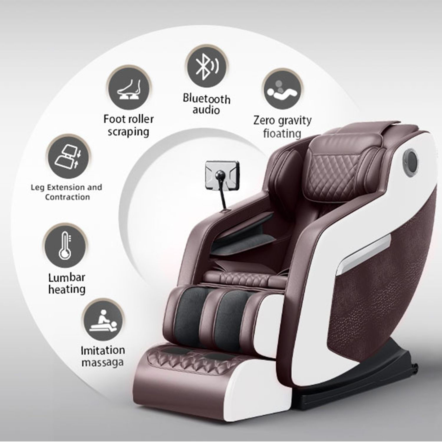 Massage Chair Digital Mechanical Back Massage LCD Controller Screen Relax