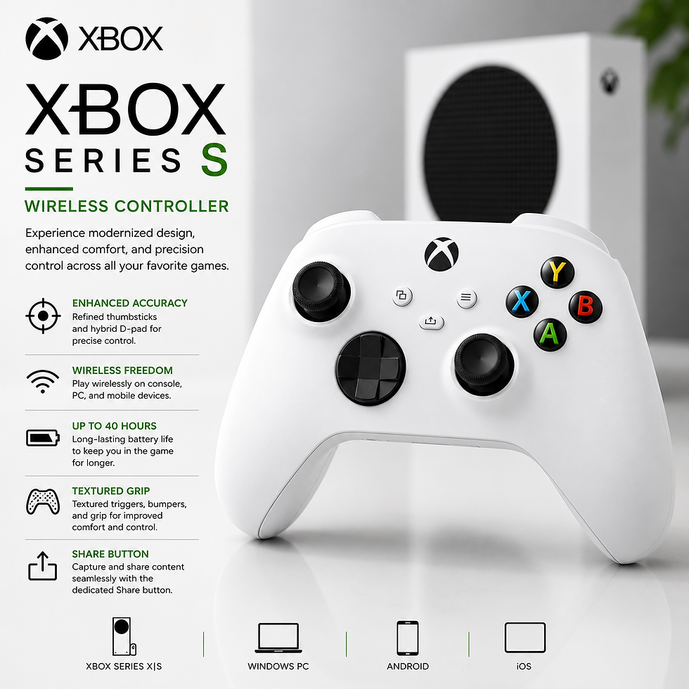 الصورة المصغرة: Xbox Series S High-Speed SSD Gaming Console with Wireless Controller