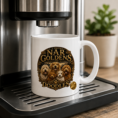 Mug Glossy NAR Goldens And Doodles A. J. Smith's