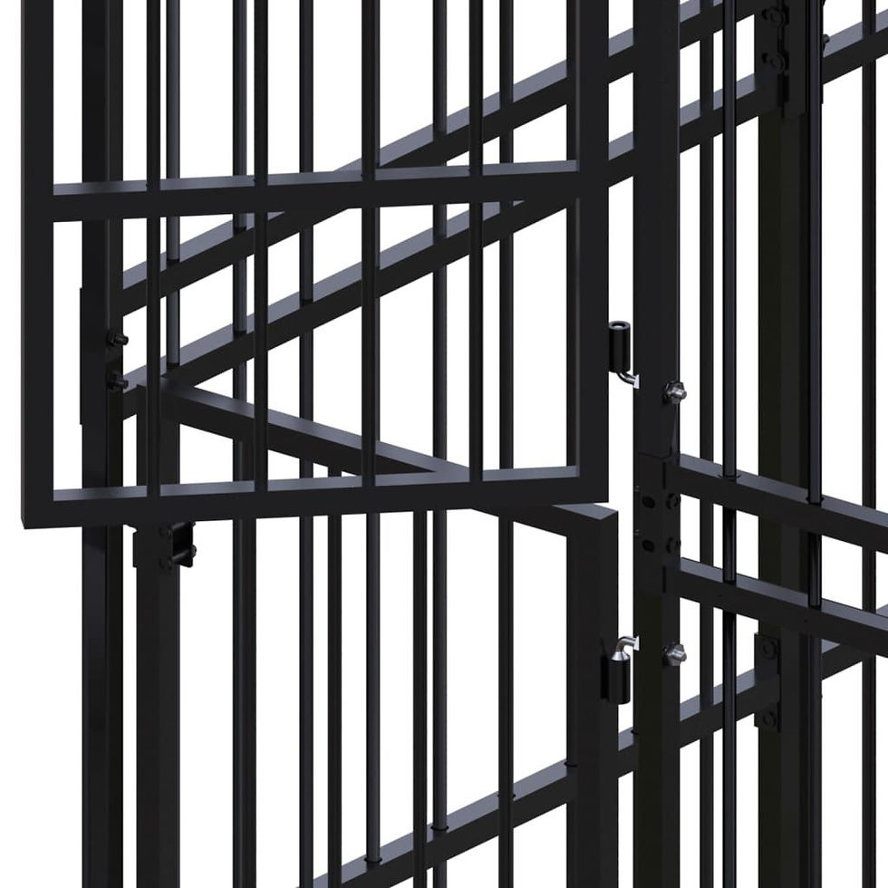 Thumbnail: Dog Kennel Steel 378 x 302.4 x 78.7