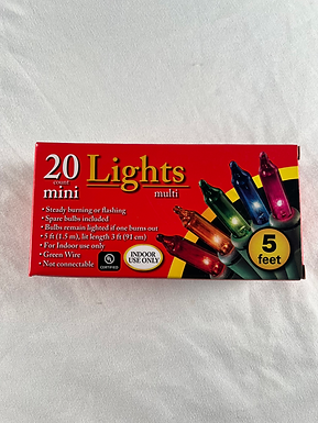 Christmas Lights Multi Assorted Colors Flashing Or Static